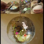 Making disco Ball with old CD's