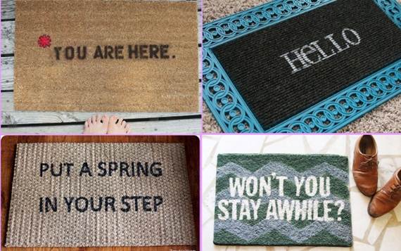 Customizing your door mat 1 Customize Your Door Mat DIY